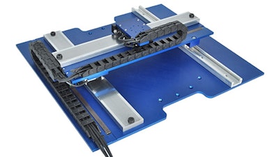 The LSS-012-12-060-XY-01A-M from H2W Technologies is a new series of low profile linear stepper XY positioning stage.