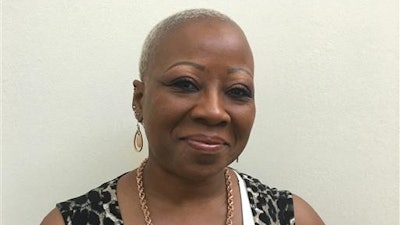 In this June 17, 2016 photo, Marsha Hall poses for a picture. During their working years, women tend to earn less than men, and when they retire, they're more likely to live in poverty. For Hall, 60, the process of trying to save for retirement has been nearly impossible.