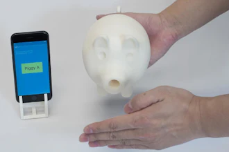 By optimizing the structure of acoustic voxels, Columbia Engineering researchers can control the acoustic response of an object when it is tapped and thereby tag the object acoustically. Given three objects with identical shapes, they can use a smartphone to read the acoustic tags in real-time, by recording and analyzing the tapping sound, and thereby identify each object.
