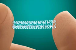 This photo provided by Abbott Laboratories shows the company's Absorb stent. On Tuesday, July 5, 2016, the Food and Drug Administration approved the slowly-dissolving medical implant for treating clogged arteries. The new stent is designed to dissolve over three years. Currently-available stents are permanent, mesh-wire tubes that hold open arteries after a procedure used to clear fatty plaque.
