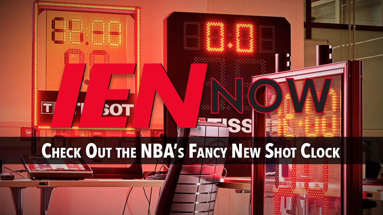 Check Out the NBA’s Fancy New Shot Clock Industrial Equipment News