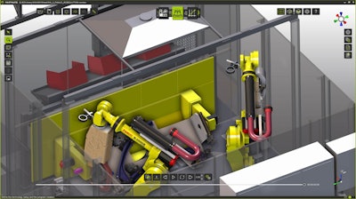 Spot Welding Cell programmed in FASTSUITE Edition 2.