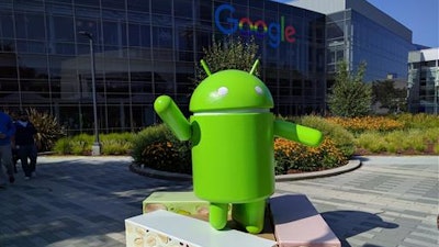 This photo provided by Google shows the Android Nougat statue, officially unveiled Thursday, June 30, 2016, at Google campus in Mountain View, Calif. The next version of Android software dubbed 'Nougat' is scheduled to be released in new smartphones in the fall of 2016 when the makers of existing Android devices will also be able to enable updates to the new software. Nougat's new features will include the ability to run apps without actually installing them on a device.