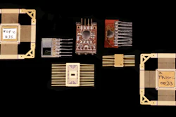 The largest chip in the family of ASICs is barely the size of a saltine cracker. These microchips have been radiation-hardened to withstand the harsh radiation environments in space.