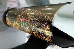 LG Display's OLED and LCD technology was featured at CES 2016.