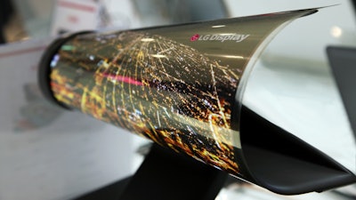 LG Display's OLED and LCD technology was featured at CES 2016.