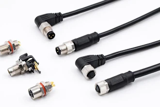 Chogori's IP67-rated M8 model connectors for indoor and outdoor applications.