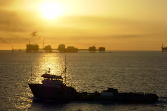 Gulf Of Mexico With Ship 57bf06e488ef4