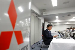 In this Aug. 2, 2016 file photo, Mitsubishi Motors Corp. Chairman Osamu Masuko attends a press conference at the headquarters of the automaker in Tokyo.