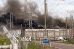 The Times-Herald of Port Huron reports that multiple area fire agencies responded Thursday evening to the DTE Energy St. Clair Power Plant, northeast of Detroit. A Marine City fire official has told WXYZ-TV that the plant is on fire.