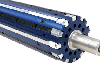 The Tidland Cyclone high-speed centering shaft from Maxcess.
