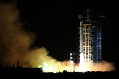 In this photo released by China's Xinhua News Agency, a Long March-2D rocket carrying the world's first quantum satellite lifts off from the Jiuquan Satellite Launch Center in Jiuquan, northwestern China's Gansu Province, early Tuesday, Aug. 16, 2016. Experts say China's launch of the first quantum satellite will push forward the worldwide effort to develop the ability to send communications that are impenetrable by hackers.