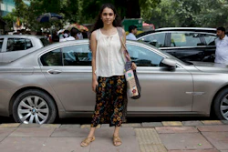 Antara Rao, a student at Delhi University, poses for a photograph in New Delhi, India, on Monday, Aug. 1, 2016. On the United States, she says, 'I think everyone is very tolerant there, in a way that there are all kinds of people, whether from different ethnicities, different countries, different religions. People are mostly not concerned with what another (person) is doing. There was a bit of a culture shock when I first went there because the way people dress there is very much different from the way we dress here. All of them wear shorts.'