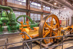 This July 14, 2016, handout photo provided by the National Museum of Industrial History shows some of the exhibits inside the museum, housed in a century-old building at the former Bethlehem Steel plant in Bethlehem, Pa. The National Museum of Industrial History opened Tuesday, Aug. 2, 2016, after nearly 20 years of planning, and the Smithsonian Institution-affiliated museum is located on what was once one of America's largest abandoned industrial sites where it joins the nearby Sands Casino Resort Bethlehem and a thriving arts complex called SteelStacks.