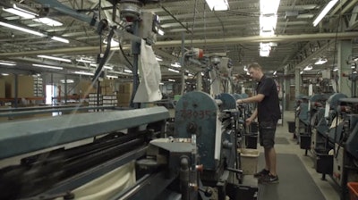 The company now has 85 knitting machines, with 10 that are operating.
