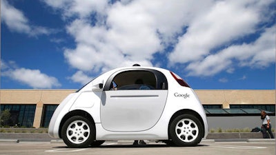 Google's self-driving test car.