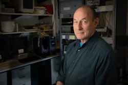 Mathematician Marc Weiss in the NIST Boulder laboratory that controls an experimental demonstration of time transfer over commercial telecommunications networks. In the experiment, equipment in this room locks onto NIST’s official version of international time, transfers time signals back and forth between NIST and U.S. Naval Observatory time services in Colorado Springs, and measures system time transfer accuracy.
