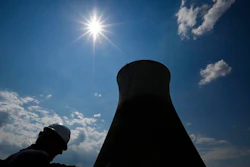 In this Wednesday, Sept. 7, 2016 photo, sit manager, Jim Chardos, lowers his head as he talks about Tennessee Valley Authority selling the unfinished Bellefonte Nuclear Plant, in Hollywood, Ala. After spending more than 40 years and $5 billion on an unfinished nuclear power plant in northeastern Alabama, the nation's largest federal utility is preparing to sell the property at a fraction of its cost.