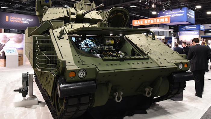 BAE Systems’ Next Generation Bradley Fighting Vehicle demonstrator.