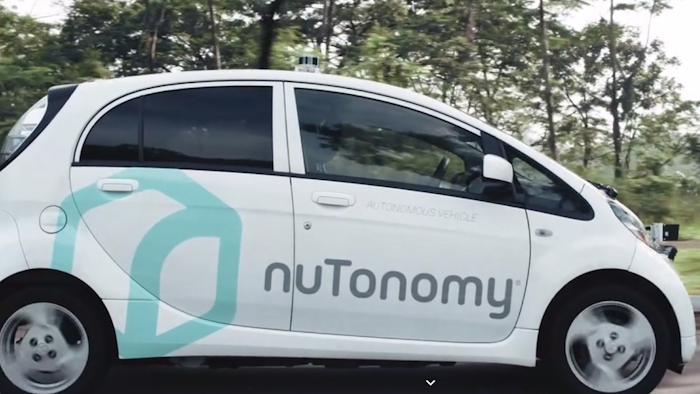 NuTonomy is a spinoff from MIT, which has offices in Massachusetts and Singapore.