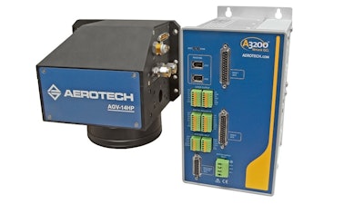 The Nmark GCL is a closed-loop, two-axis servo driver that controls Aerotech’s AGV series scanners.