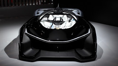 A Faraday Future concept car.