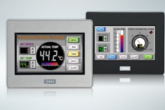 IDEC's new 4.3” HG1G HMI.