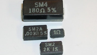 Stackpole Electronics has expanded the resistance value range for its SM4527 resistors.