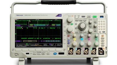 Tektronix has introduced a CAN FD protocol trigger, decode, and search solution for its MDO3000 and MDO4000C Series of mixed domain oscilloscopes,