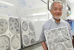 In this July, 2016 photo, Japanese scientist Yoshinori Ohsumi smiles at the Tokyo Institute of Technology campus in Yokohama, south of Tokyo. Ohsumi was awarded this year's Nobel Prize in medicine on Monday, Oct. 3, for discoveries related to the degrading and recycling of cellular components. The Karolinska Institute honored Ohsumi for 'brilliant experiments' in the 1990s on autophagy, the machinery with which cells recycle their content. Disrupted autophagy has been linked to various diseases including Parkinson's, diabetes and cancer, the institute said.