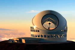 This undated file artist rendering made available by the TMT Observatory Corporation shows the proposed Thirty Meter Telescope, planned to be built atop Mauna Kea, a large dormant volcano in Hilo on the Big Island of Hawaii in Hawaii. The $1.4 billion project to build one of the world's largest telescopes is up against intense protests by Native Hawaiians and others who say building it on the Big Island's Mauna Kea mountain will desecrate sacred land.