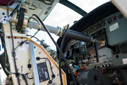 Aurora Flight Sciences' Aircrew Labor In-Cockpit Automantion System (ALIAS), is mounted in the co-pilot seat of a Cessena Caravan aircraft at Manassas Airport in Manassas, Va., Monday, Oct. 17, 2016. Government and industry are working together on a robot-like autopilot system that could eliminate the need for a second human pilot in the cockpit.
