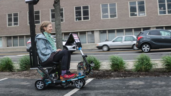 An autonomous mobility scooter and related software were designed by researchers from MIT's Computer Science and Artificial Intelligence Laboratory (CSAIL), the National University of Singapore, and the Singapore-MIT Alliance for Research and Technology (SMART).