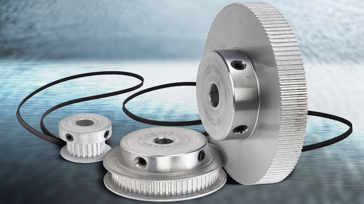 Smaller, SureMotion Synchronous Timing Belts and Pulleys From