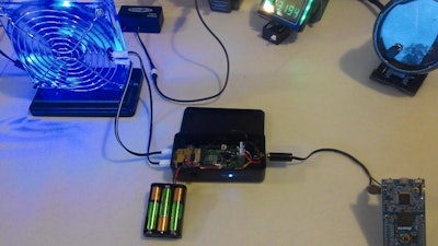 A recent booth demonstration from Jennova that explored the latest battery power management and vibrational harvesting technologies available to gather energy that would otherwise be lost in physical motion. This includes the operation of devices ranging from body sensor networks and automotive sensors to the billions of monitors used to extrapolate data from the Industrial Internet of Things. (IIoT).