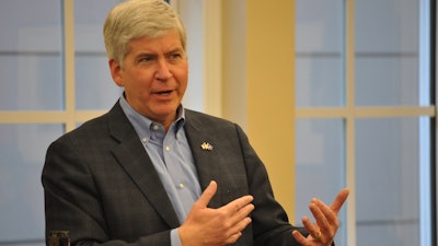 Michigan Governor, Rick Snyder.