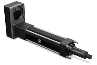 Tolomatic’s new RSX hydraulic-class electric linear rod actuator.