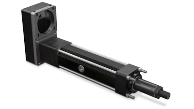 Tolomatic’s new RSX hydraulic-class electric linear rod actuator.