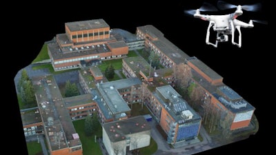 By using both the aerial photographs taken by the drone and photogrammetry software, researchers were able to create highly detailed 3-D models of urban environments.