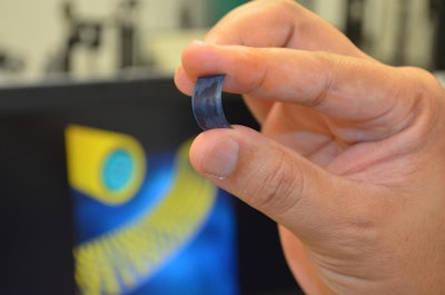 A thin, flexible supercapacitor developed at the University of Central Florida boasts high energy and power densities.