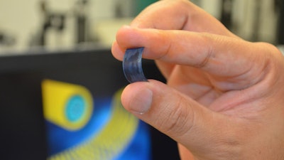 A thin, flexible supercapacitor developed at the University of Central Florida boasts high energy and power densities.