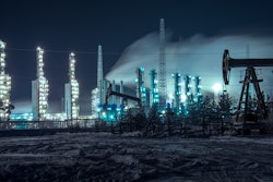 Oil Rigs And Brightly Lit Industrial Site At Night 510477582 4256x2832 58403e05da5f0