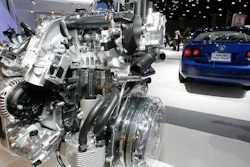 In this Nov. 20, 2008, file photo a Volkswagen Jetta TDI diesel engine is displayed at the Los Angeles Auto Show. Volkswagen has just reached a deal with U.S. regulators and attorneys for car owners on the remaining 80,000 diesel vehicles that cheated on emissions tests.