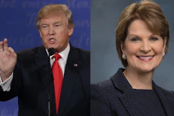 President-elect Donald Trump and Marillyn Hewson.