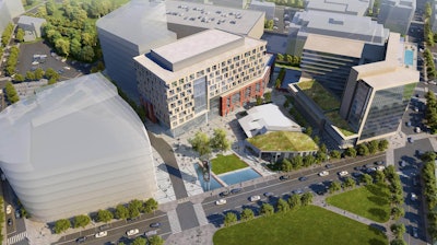 The Baltimore-based Wexford and developer CV Properties LLC, are proposing a 191,000-square-foot facility that would break ground in 2017. It's expected to cost $150 million to build.