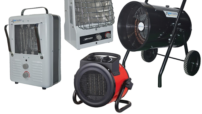 Airmaster's new series of heaters.
