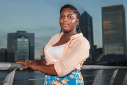 Asia Howard poses for a photo at St. Johns River Park at sunrise, in Jacksonville, Fla. Howard was stuck in mostly retail and fast-food jobs after graduating high school, unable to get a job in banking, a profession she prized for its steady hours. After further developing her career and computer skills, she landed a job in mortgage lending that paid nearly double what she earned in previous jobs.