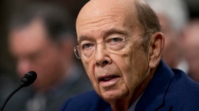 Commerce Secretary-designate Wilbur Ross testifies on Capitol Hill in Washington, Wednesday, Jan. 18, 2017, at his confirmation before the Senate Commerce Committee.