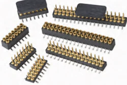 Model DHAL Mezza-pede SMT Connectors from Advanced Interconnections have a lower profile header.