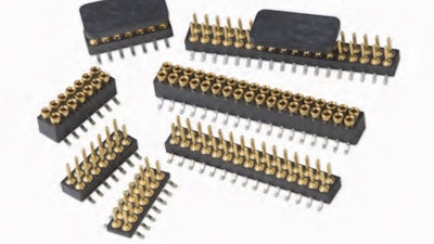 Model DHAL Mezza-pede SMT Connectors from Advanced Interconnections have a lower profile header.
